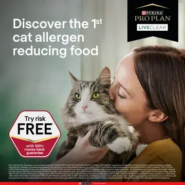 PRO PLAN® Liveclear Sterilised Turkey 7+ Cat Food | Purina UK